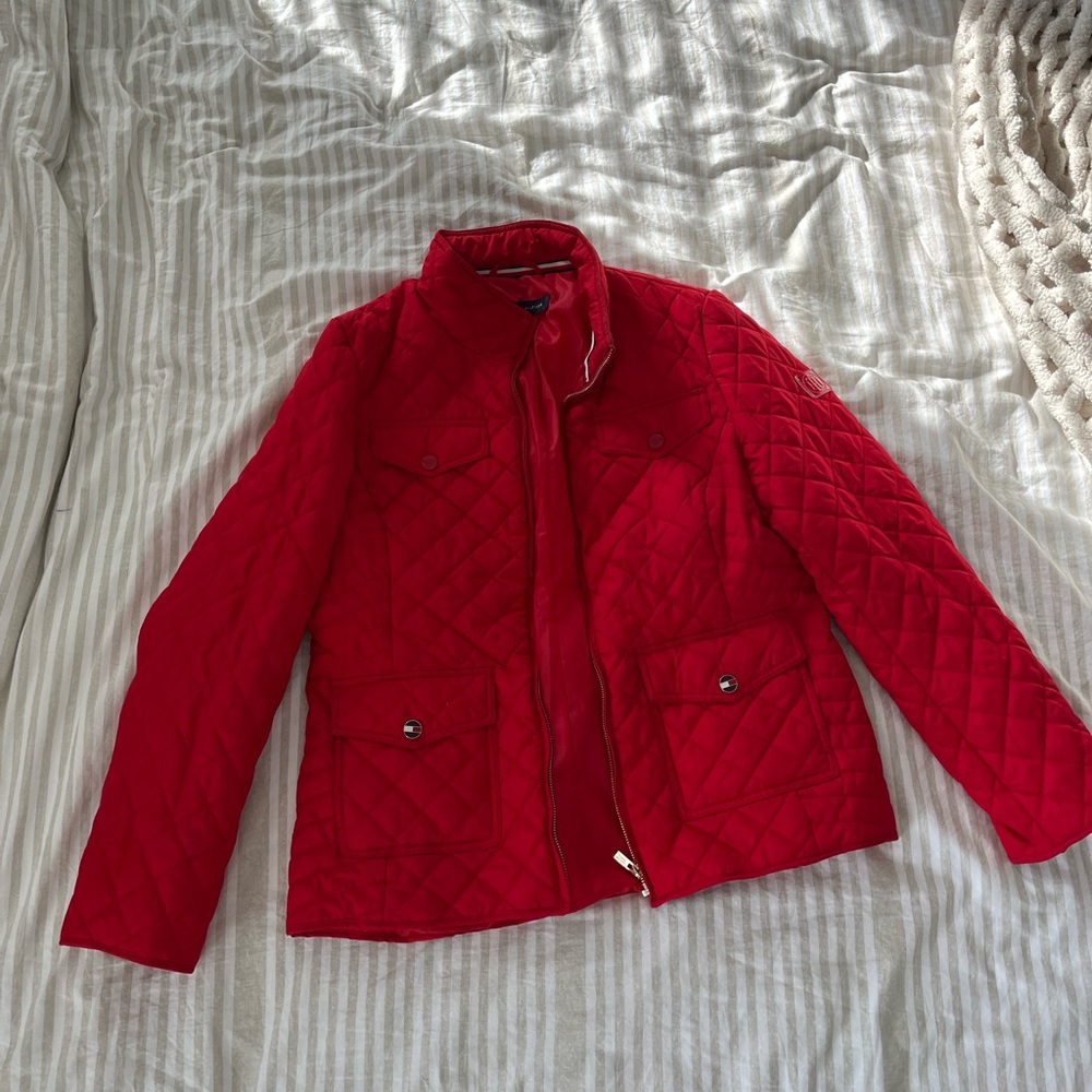 Tommy Hilfiger red coat